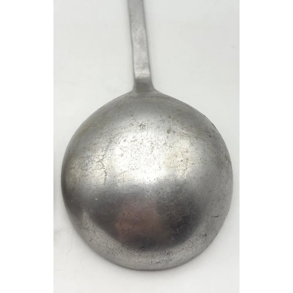 Vintage Fruit Motif Salad Serving Set Sculpted Silver Tone Metal Spoon and Fork